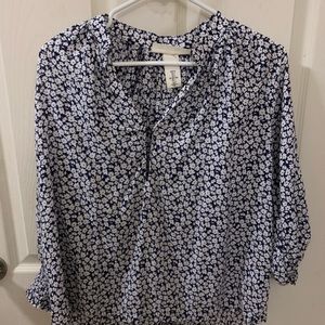 H&M floral blouse - Size 2